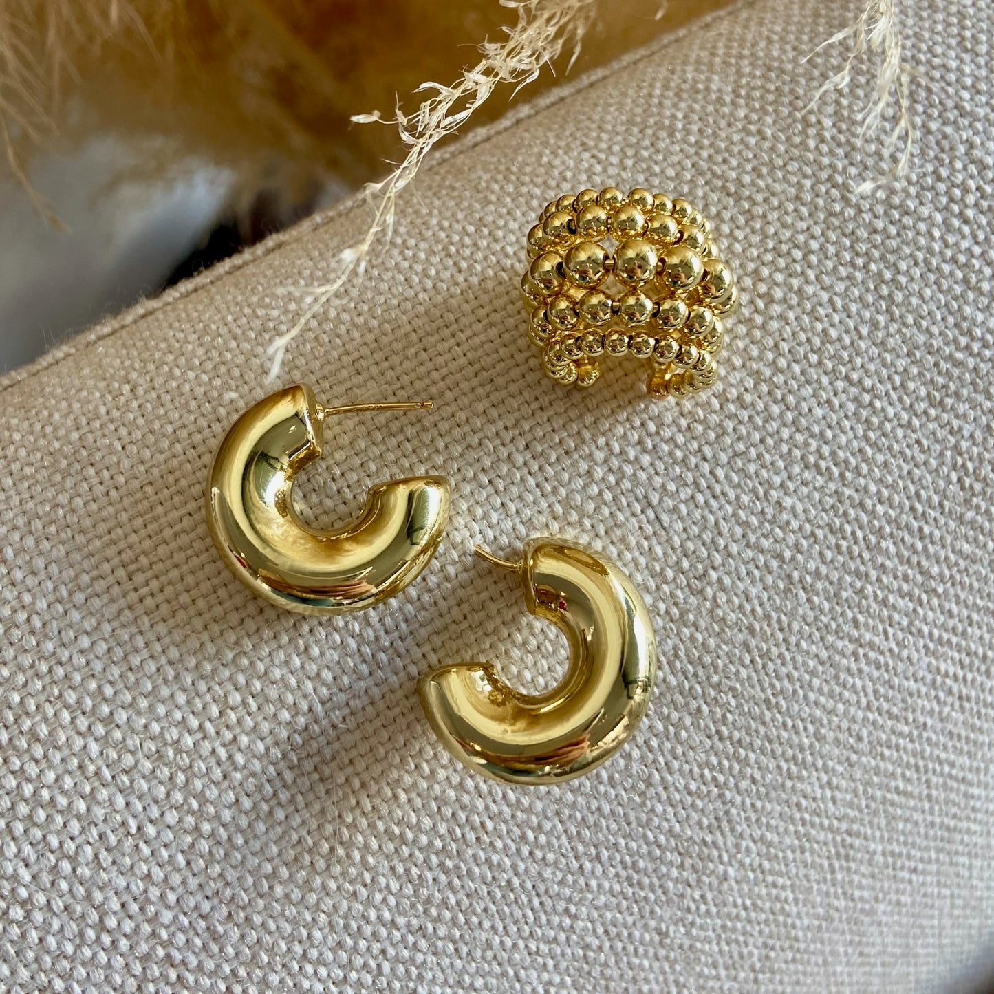 Gold Hoop Earrings